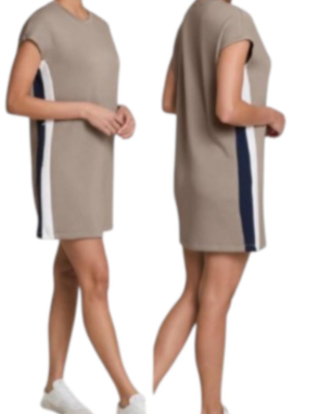 SPANX AirEssentials® Colorblock Mini T-Shirt Dress | NWT Sz Medium